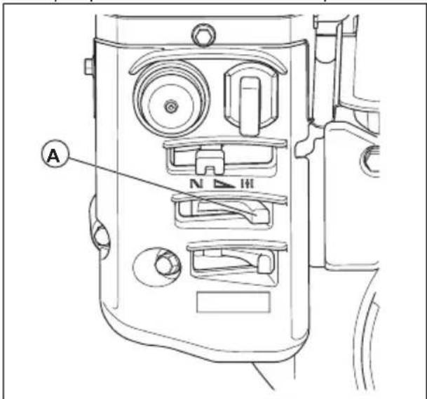 HUSQVARNA ST 227P - Utilisation de la commande de l'étrangleur - 1