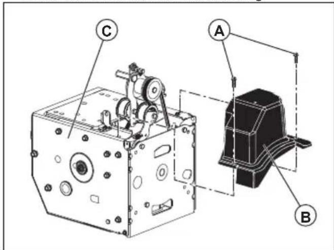 HUSQVARNA ST 224 - So bereiten Sie den Austausch der Riemen vor - 2