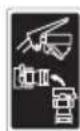 HUSQVARNA ST 224 - Symbole auf dem Gerät - 14