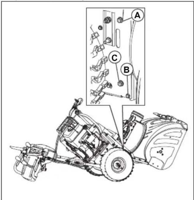 HUSQVARNA ST 224 - Instalacion de la correa del sinfin - 2