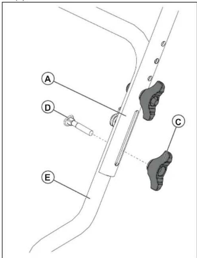 HUSQVARNA ST 224 - To install the handle - 3