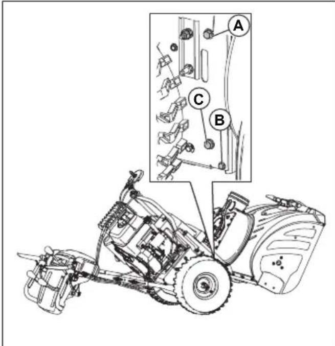 HUSQVARNA ST 224 - So bauen Sie den Schneckenriemen aus - 1