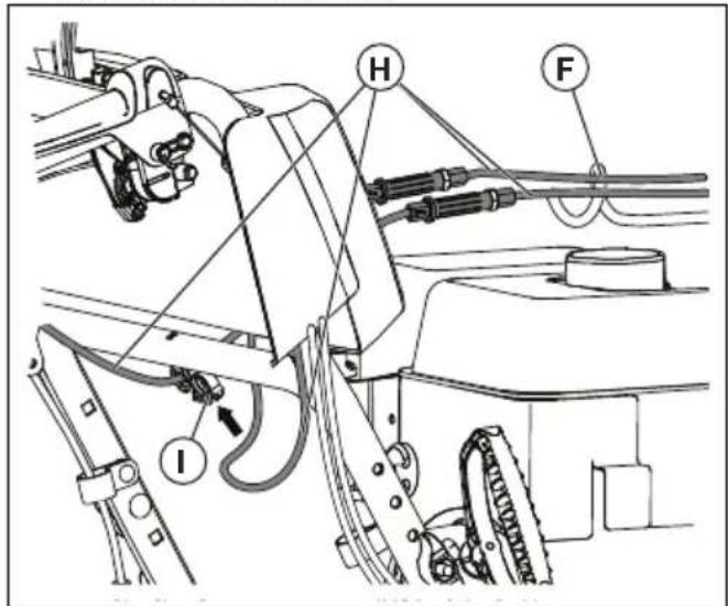 HUSQVARNA ST 224 - Pour installer le déflecteur de la goulotte et la tête de rotation de la goulotte - 2