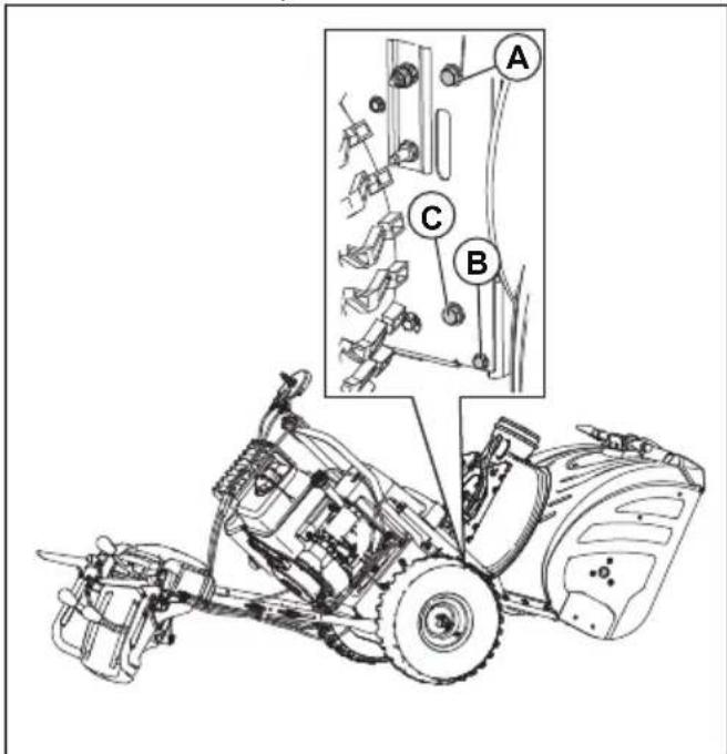 HUSQVARNA ST 224 - De vijzelriem aanbrengen - 2
