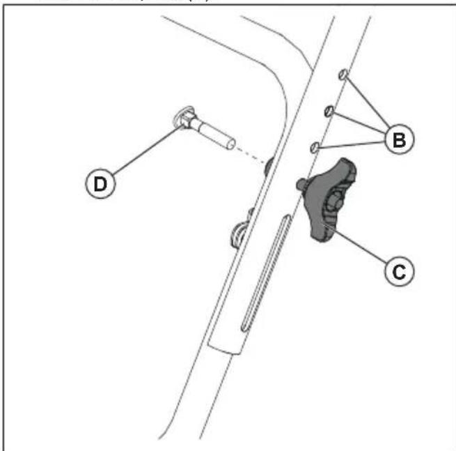 HUSQVARNA ST 224 - Come installare l'impugnatura - 2