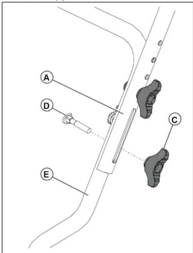 HUSQVARNA ST 224 - Instalación del manillar - 3