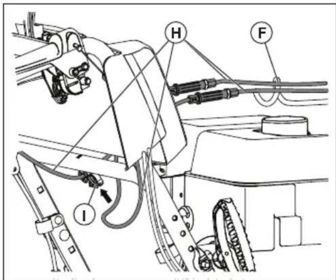 HUSQVARNA ST 224 - To install the chute deflector and chuterotator head - 2