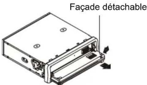 CONTINENTAL EDISON CEARDVD2 - Enlèvement de la façade détachable - 2