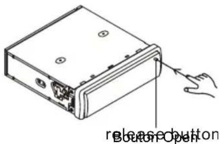 CONTINENTAL EDISON CEARDVD2 - Enlèvement de la façade détachable - 1