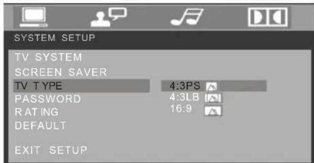 CONTINENTAL EDISON CEARDVD2 - 3) Paramètres de taille d'écran - 1