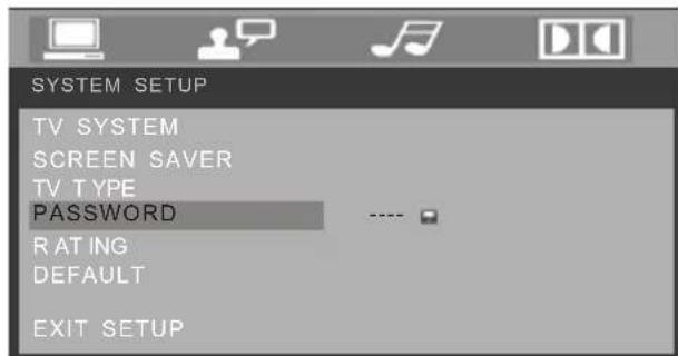 CONTINENTAL EDISON CEARDVD2 - 5) Spécifiez le niveau de restriction (contrôle parental) - 1