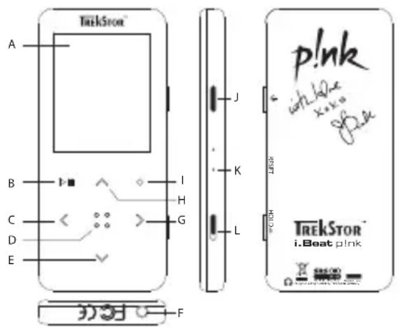 TrekStor I.Beat p!nk - 1