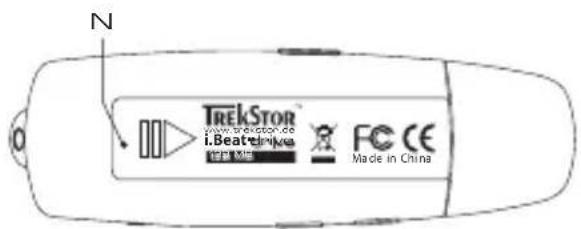 TrekStor I.Beat drive - 1) Elementos de commando do TrekStor i.Beat drive - 2