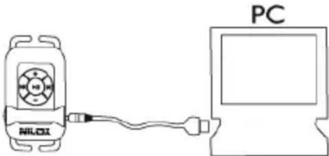 NILOX Basic - Charging the MP3 player - 1