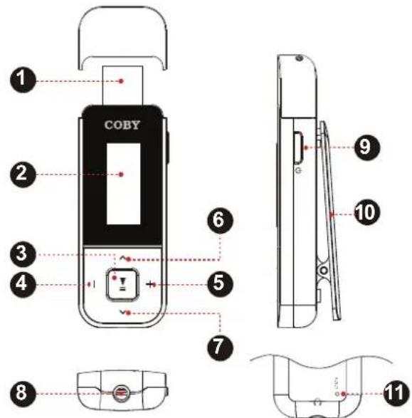COBY MP320 - Überblick - 1