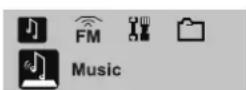 COBY MP320 - Main Menu - 1