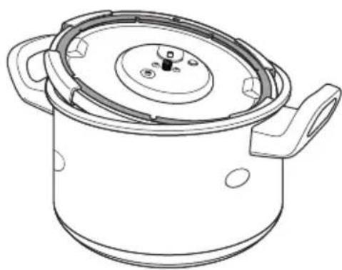 SEB Clipso Modulo P40814 - Remise en place du joint - 4