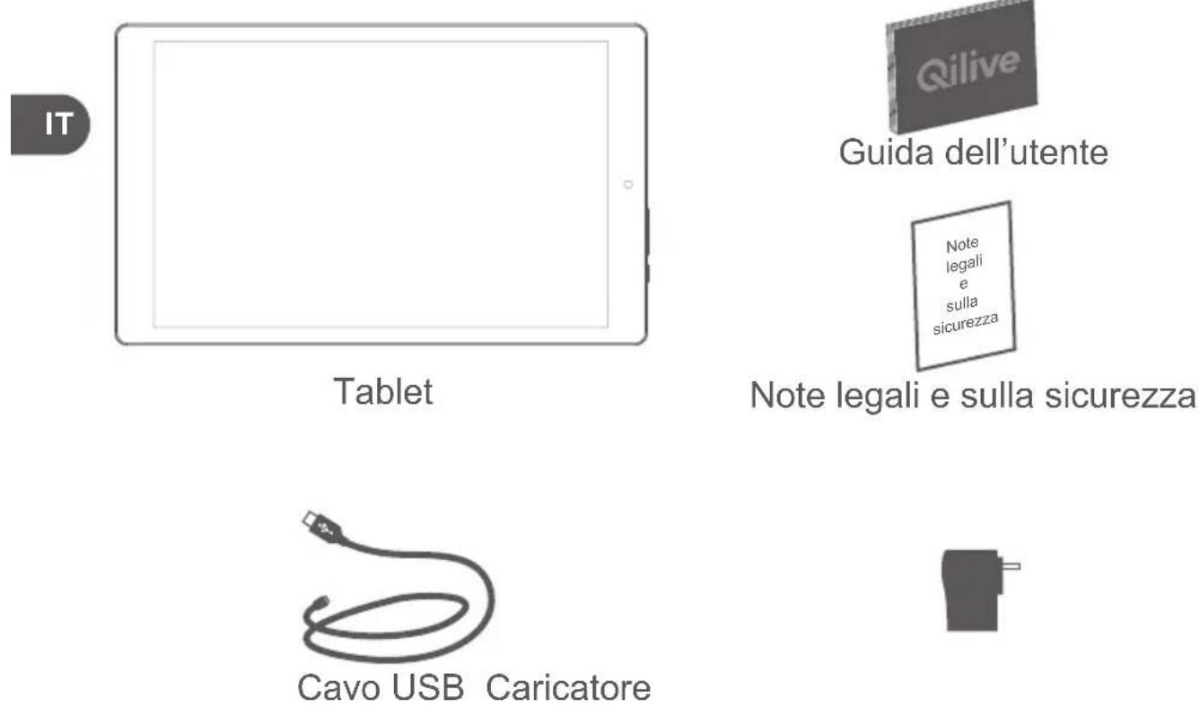 Qilive Q4 10.1 - CONTENUTO DELLA CONFEZIONE - 1