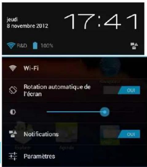 DANEW DSlide 971 - Utiliser le volet des raccourcis - 3