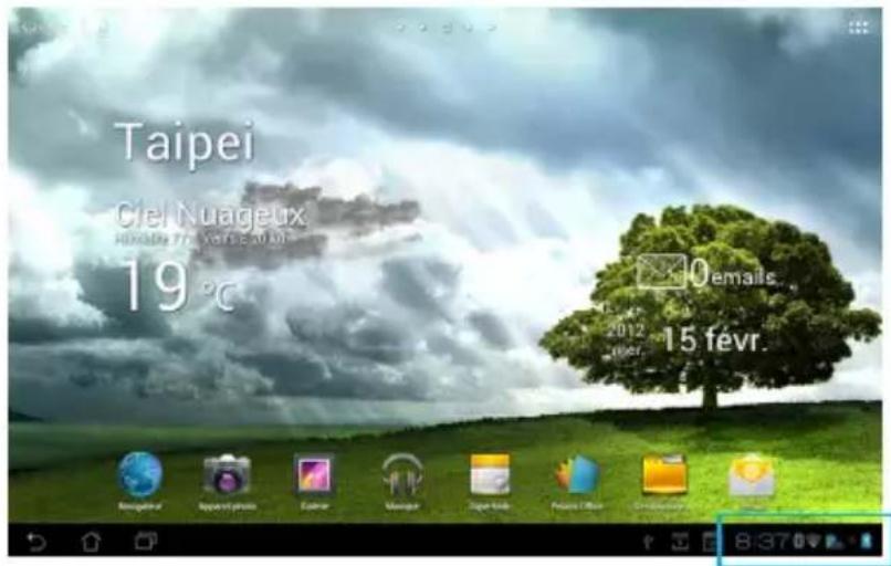 ASUS Transformer Pad TF300TL - À partir du bureau : - 1