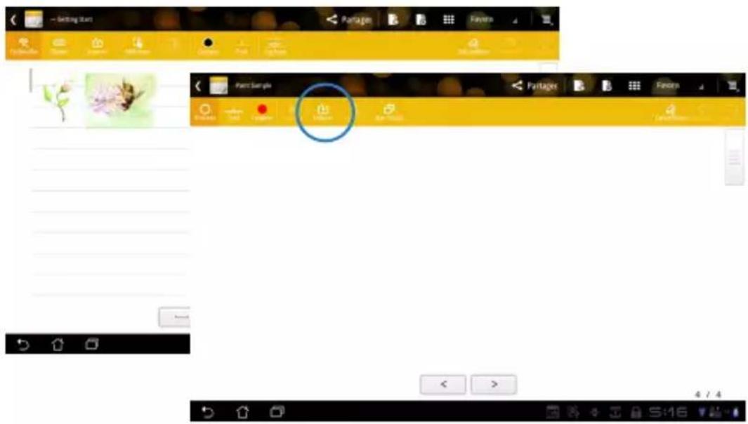 ASUS Transformer Pad TF300TL - Utiliser les bloc-notes - 3