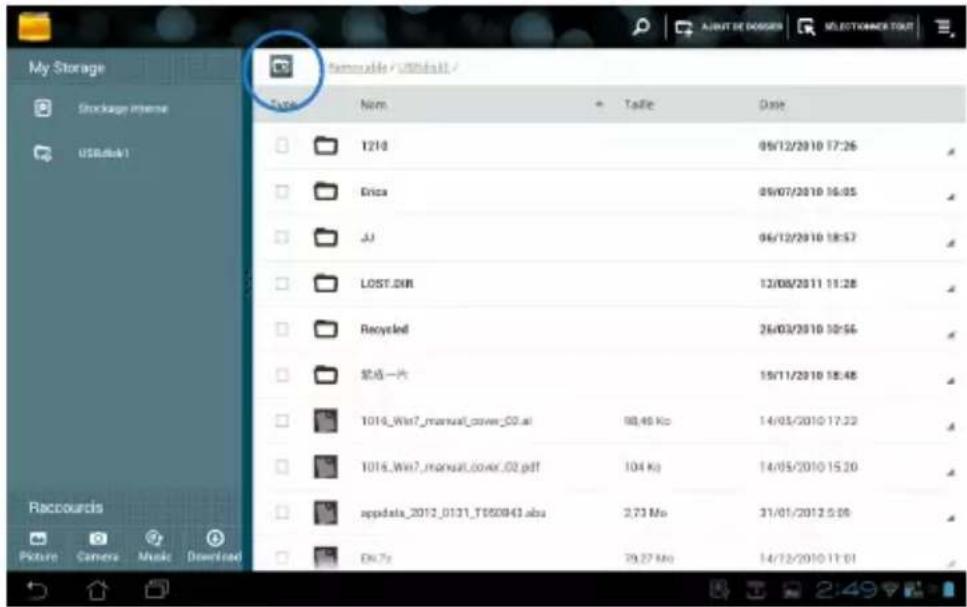 ASUS Transformer Pad TF300TL - Pour accéder au support de stockage interne : - 3