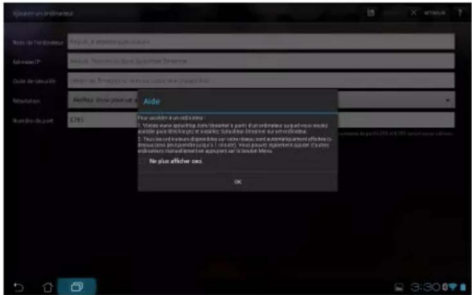ASUS Transformer Pad TF300TL - Utiliser MyDesktop sur le Transformer Pad : - 3