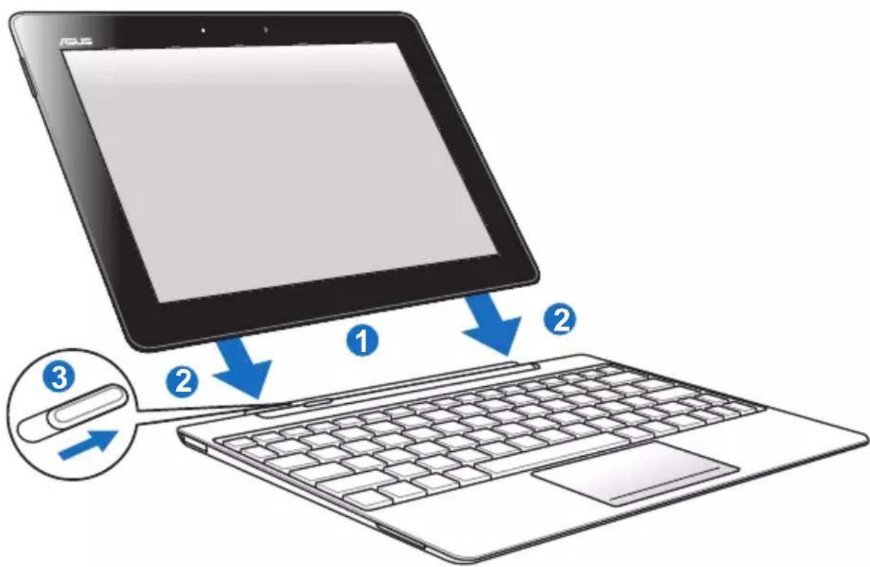 ASUS Transformer Pad TF300TL - Attacher le Transformer Pad - 1