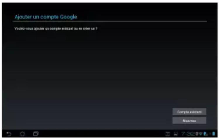 ASUS Transformer Pad TF300TL - Pour accéder au Play Store : - 1