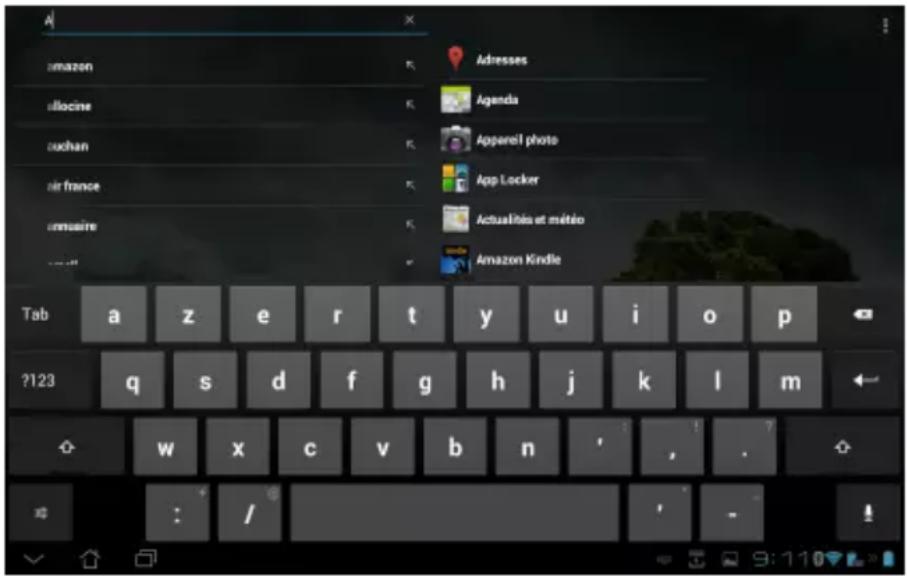 ASUS Transformer Pad TF300TL - Saisie, insertion, sélection et copie de texte - 1