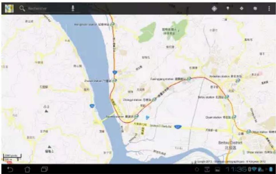 ASUS Transformer Pad TF300TL - Google Maps - 1