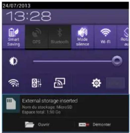 ASUS MeMo Pad F8255 - Accéder à un support de stockage externe - 1