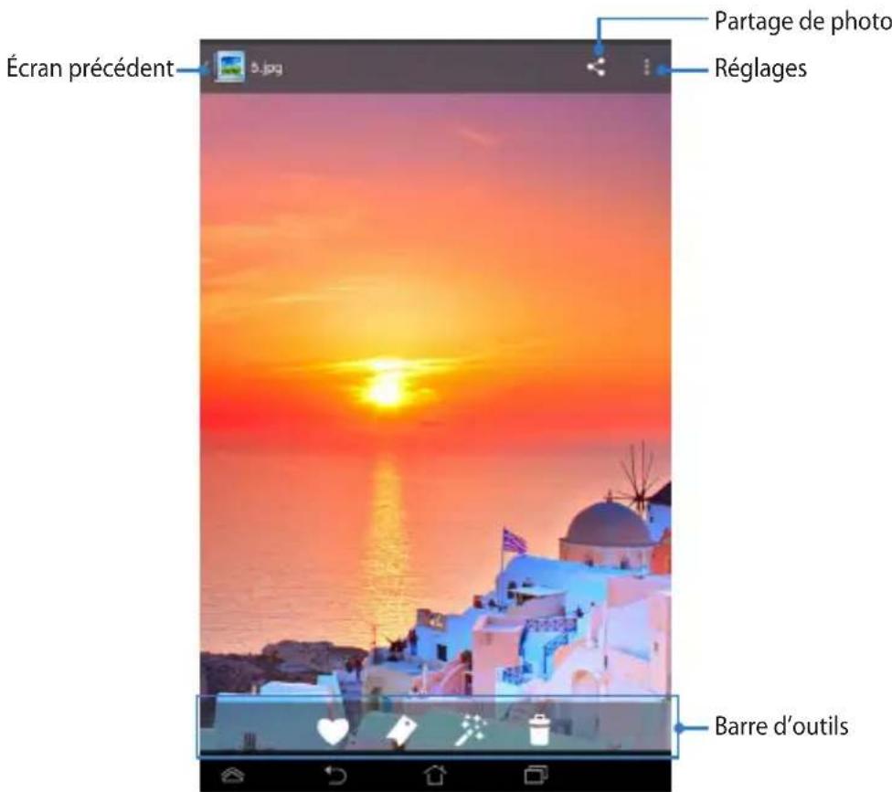 ASUS MeMo Pad F8255 - Personnaliser vos photos - 1