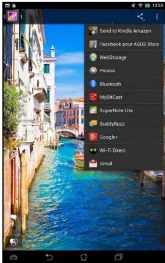 ASUS MeMo Pad F8255 - Partager une image - 1