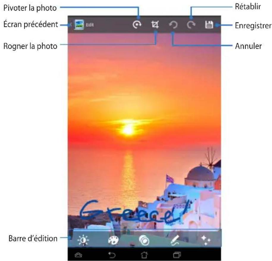 ASUS MeMo Pad F8255 - Éditer une photo - 1