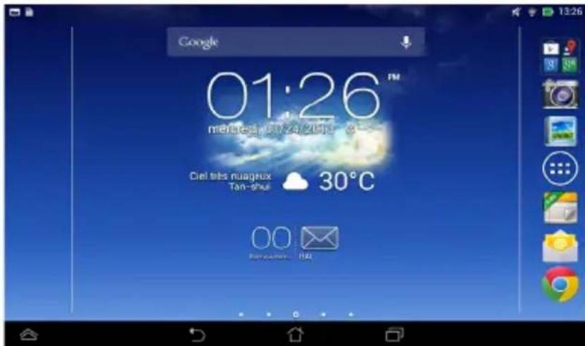 ASUS MeMo Pad F8255 - Orientation de l'écran - 1