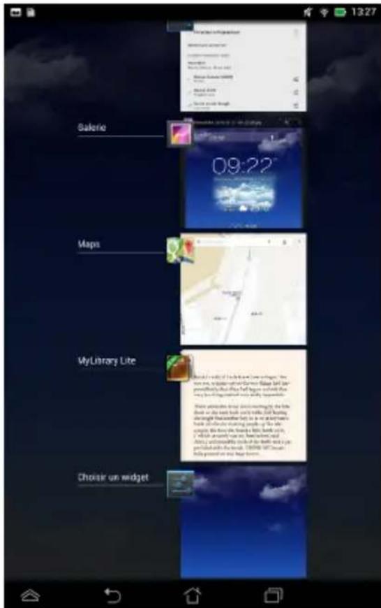 ASUS MeMo Pad F8255 - Applications récentes - 1