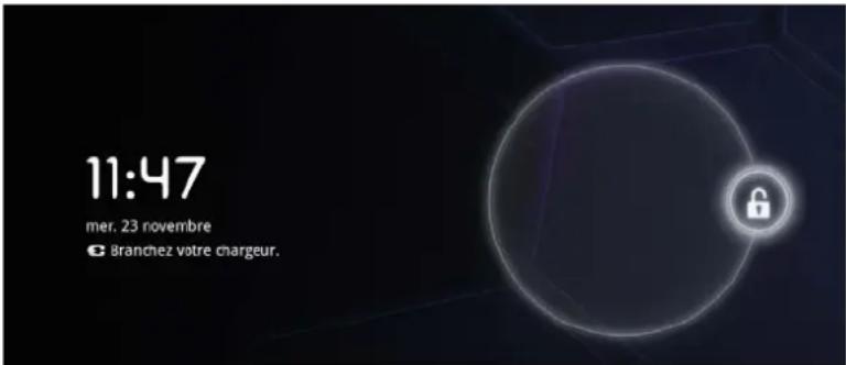 DANEW DSlide 970 - Ecran de verrouillage et Mode économique d'énergie - 1