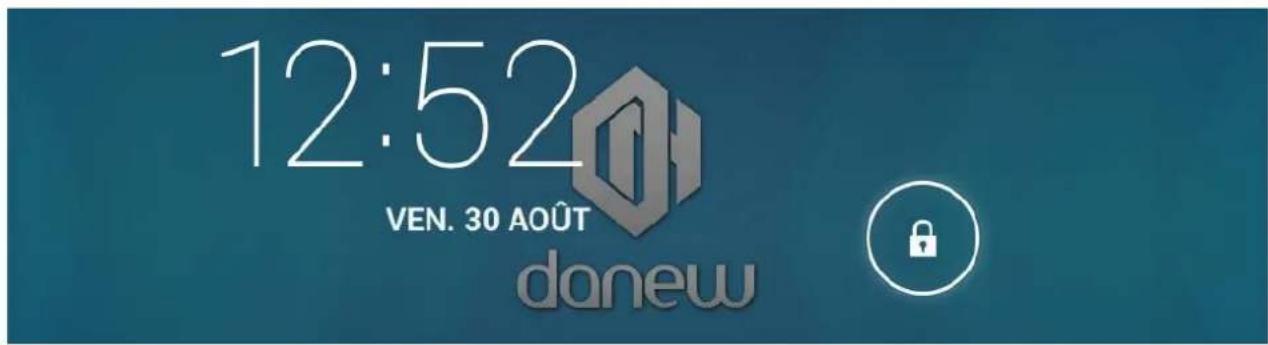 DANEW DSlide 710 - A) Ecran de verrouillage - 1