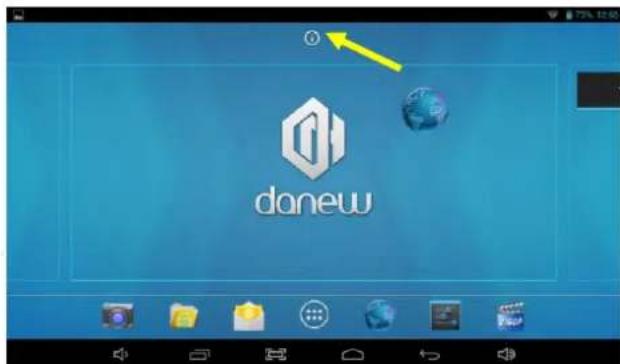 DANEW DSlide 710 - Pour installer les Widgets : - 2