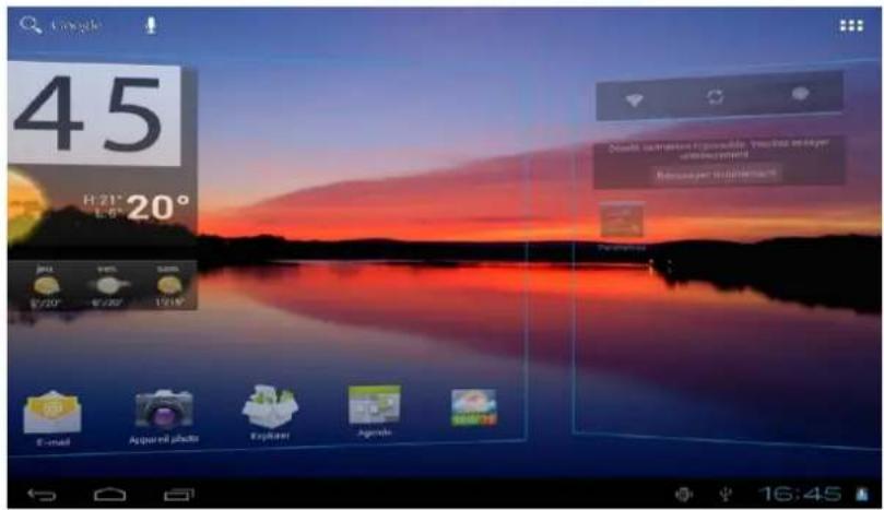 DANEW DSlide 702 - Utilisation de l'interface « Android » - 1