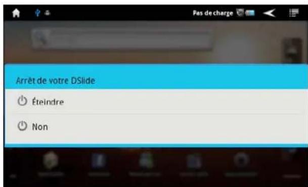 DANEW DSlide 701R - Eteindre - 1