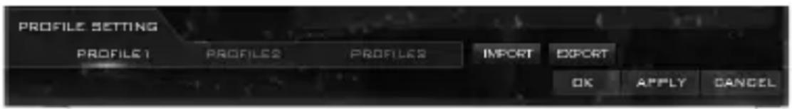 Qilive Q.8338 - Paramètres du profil - 1