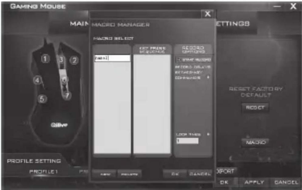 Qilive Q.8338 - Configurarea macrocomenzilor - 1