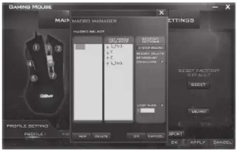 Qilive Q.8338 - Makrók beállitása - 2