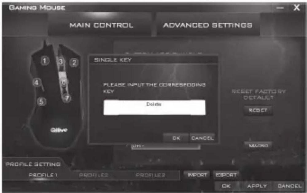 Qilive Q.8338 - Configurarea tastei simple - 2
