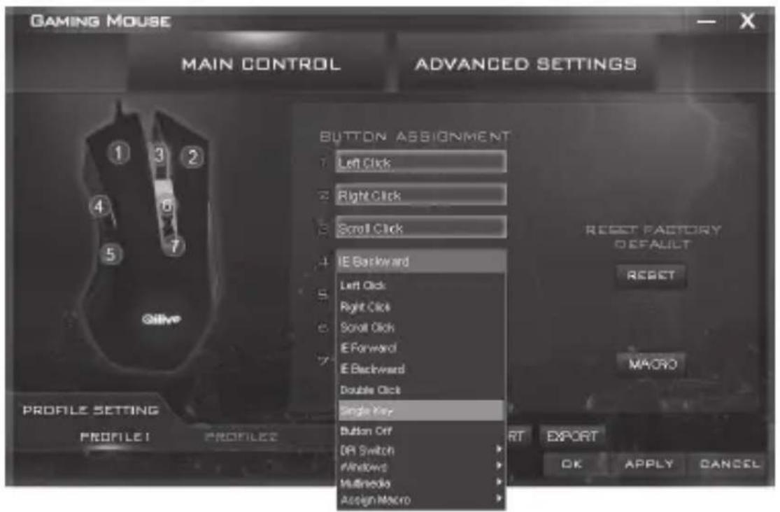 Qilive Q.8338 - Configuration touche simple - 1