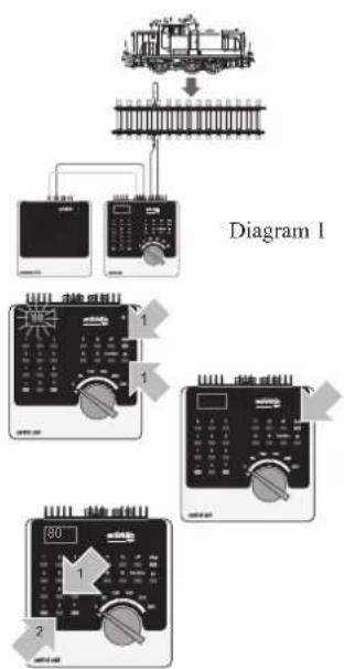 Märklin 54323 BR 261 DB Diesel - Setting Locomotive Parameters with the Control Unit - 1
