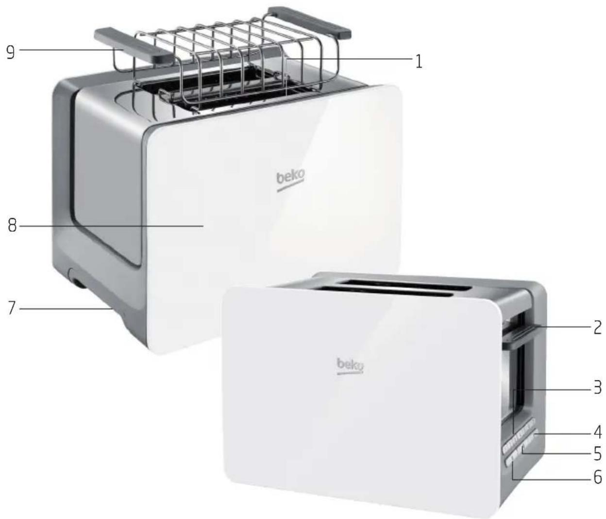BEKO TAM 6202 W - Prezentare generală - 1