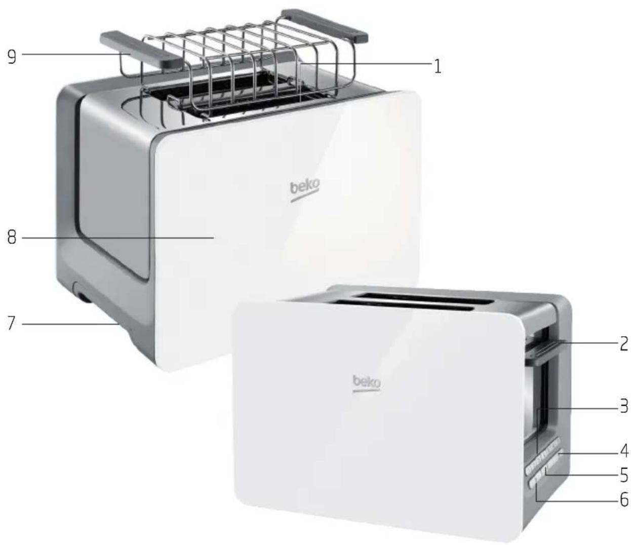 BEKO TAM 6202 W - Vue d'ensemble - 1
